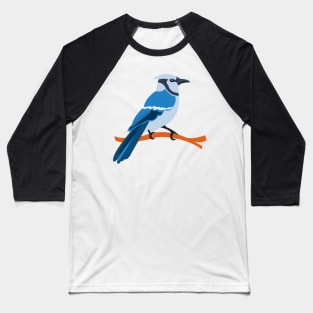 'Cool Blue Jay' Awesome Bird Lover Gift Baseball T-Shirt